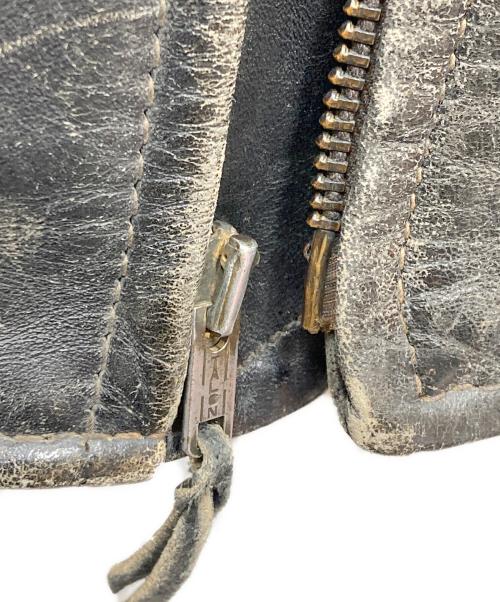 Buco（ブコ）Buco (ブコ) 50's 青タグ HORSEHIDE ダブルレザーライダース ジャケット ブラック サイズ:表記無しの古着・服飾アイテム