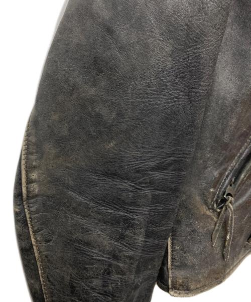 Buco（ブコ）Buco (ブコ) 50's 青タグ HORSEHIDE ダブルレザーライダース ジャケット ブラック サイズ:表記無しの古着・服飾アイテム