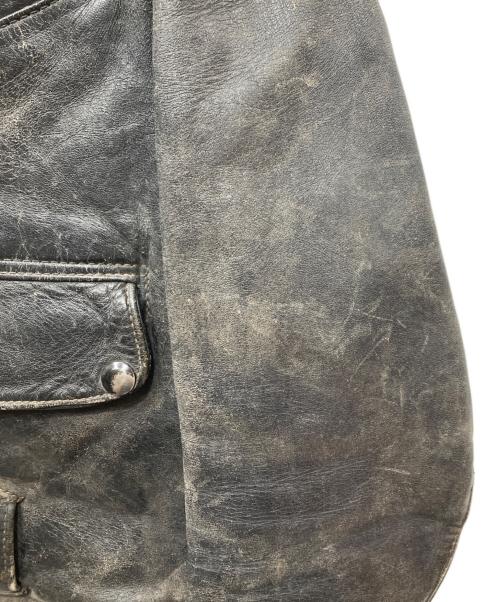 Buco（ブコ）Buco (ブコ) 50's 青タグ HORSEHIDE ダブルレザーライダース ジャケット ブラック サイズ:表記無しの古着・服飾アイテム