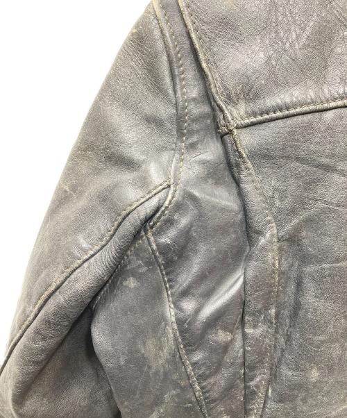 Buco（ブコ）Buco (ブコ) 50's 青タグ HORSEHIDE ダブルレザーライダース ジャケット ブラック サイズ:表記無しの古着・服飾アイテム