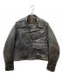 Buco（ブコ）の古着「50's 青タグ HORSEHIDE ダブルレザーライダース ジャケット」｜ブラック