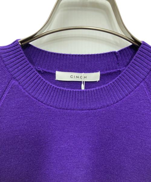 DEUXIEME CLASSE（ドゥーズィエム クラス）Deuxieme Classe (ドゥーズィエム クラス) CINOH 別注 PUFFER ニット パープル サイズ:FREE 未使用品の古着・服飾アイテム