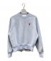 AMI Alexandre Mattiussi（アミアレクサンドルマテュッシ）の古着「De Coeur Sweatshirt ハートロゴクルーネックスウェット」｜スカイブルー