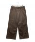 BADWAY（バッドウェイ）の古着「Stripe Chino pant ストライプチノパンツ」｜ブラウン×ホワイト