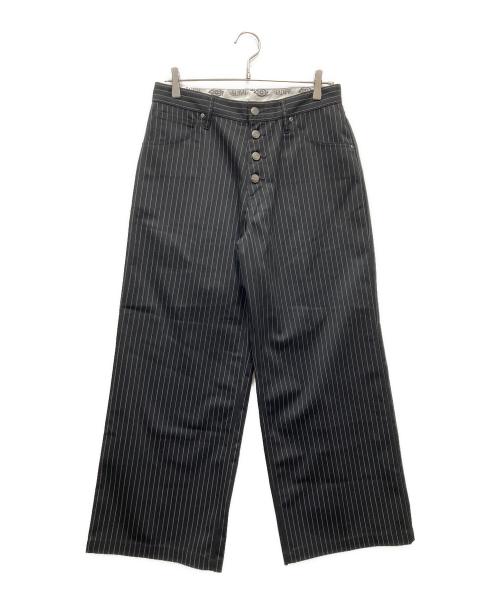 BADWAY（バッドウェイ）BADWAY (バッドウェイ) Dickies (ディッキーズ) Stripe Chino pants ストライプチノパンツ ブラック サイズ:M 未使用品の古着・服飾アイテム