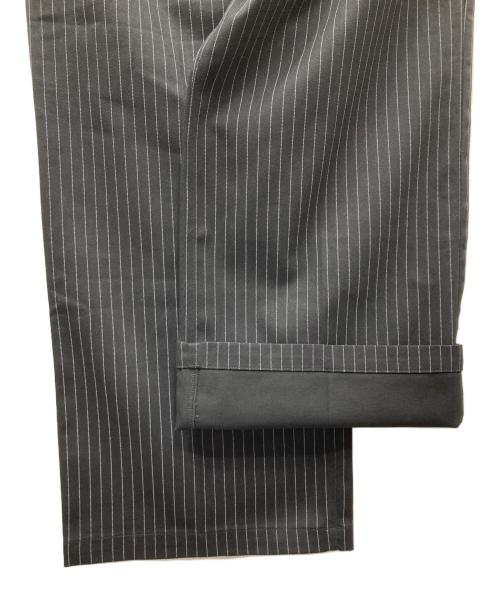BADWAY（バッドウェイ）BADWAY (バッドウェイ) Dickies (ディッキーズ) Stripe Chino pants ストライプチノパンツ ブラック サイズ:M 未使用品の古着・服飾アイテム