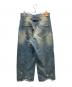 BADWAY (バッドウェイ) Grunge BORO studs denim グランジボロスタッズデニムパンツ ブルー サイズ:L：15000円