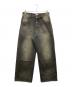 BADWAY（バッドウェイ）の古着「Grunge studs wide denim デニムパンツ」｜グレー