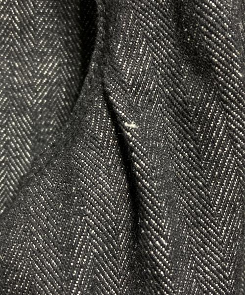 BADWAY（バッドウェイ）BADWAY (バッドウェイ) Herringbone studs denim pants ヘリンボーンスタッズデニムパンツ ブラック サイズ:Lの古着・服飾アイテム