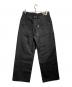 BADWAY (バッドウェイ) Herringbone studs denim pants ヘリンボーンスタッズデニムパンツ ブラック サイズ:L：12000円