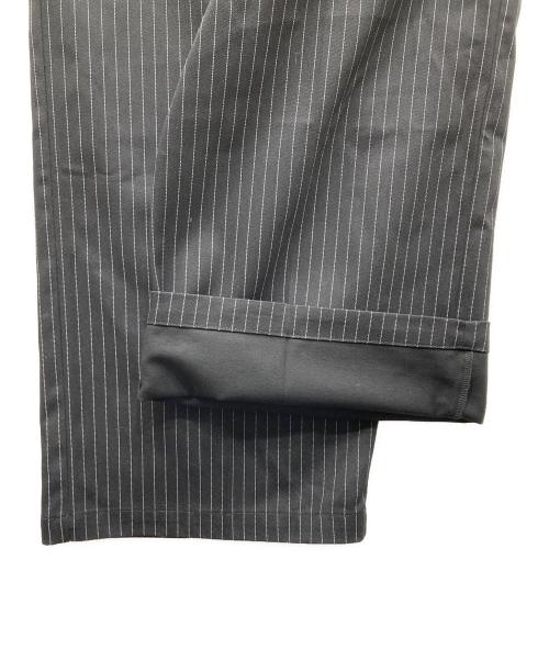 BADWAY（バッドウェイ）BADWAY (バッドウェイ) Dickies (ディッキーズ) Stripe Chino pants ストライプチノパンツ ブラック サイズ:L 未使用品の古着・服飾アイテム