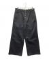 BADWAY（バッドウェイ）の古着「Stripe Chino pants ストライプチノパンツ」｜ブラック