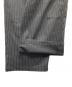 中古・古着 BADWAY (バッドウェイ) Dickies (ディッキーズ) Stripe Chino pants ストライプチノパンツ ブラック サイズ:L 未使用品：17000円