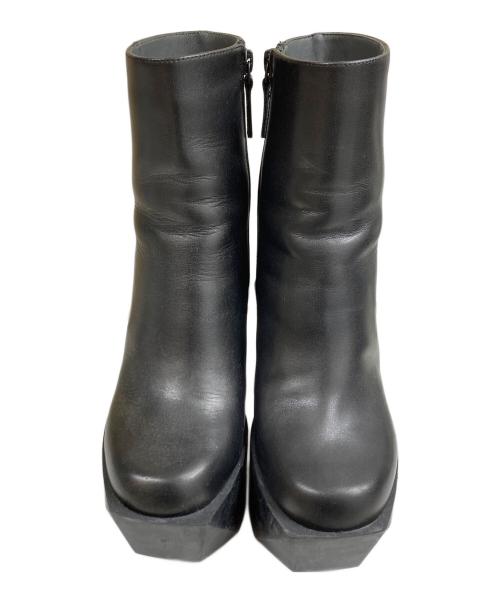 UNITED NUDE（ユナイテッドヌード）UNITED NUDE (ユナイテッドヌード) Stage Boot ポリゴンヒール プラットフォーム ブーツ ブラック サイズ:SIZE 36の古着・服飾アイテム