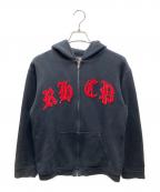 giantジャイアント）の古着「Red Hot Chili Peppers ジップパーカー」｜ブラック×レッド