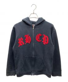 giant（ジャイアント）の古着「Red Hot Chili Peppers ジップパーカー」｜ブラック×レッド