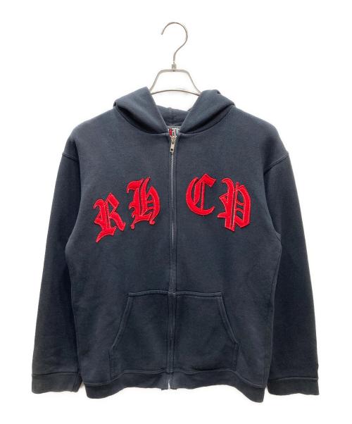 giant（ジャイアント）giant (ジャイアント) Red Hot Chili Peppers ジップパーカー ブラック×レッド サイズ:SIZE smallの古着・服飾アイテム