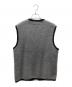 STAPF (シュタップ) UNITED ARROWS 別注 コンチョボタン チロリアン ニットベスト グレー×ブラック サイズ:SIZE M：17000円