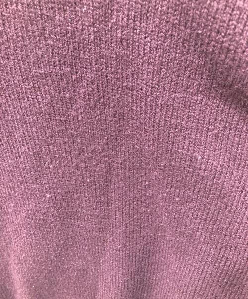 UNUSED（アンユーズド）UNUSED (アンユーズド) 5G Wool pullover knit ウールプルオーバーニット エンジ×オレンジ サイズ:2の古着・服飾アイテム