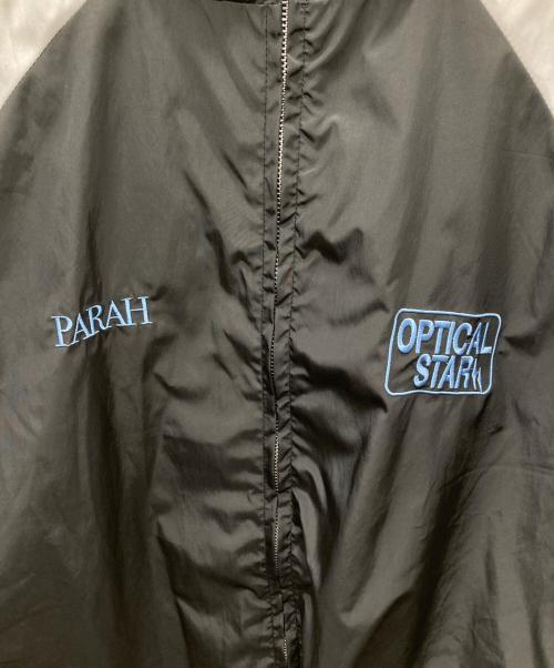 PARAH（パラ）PARAH (パラ) OPTICAL STAR (オプティカルスター) ナイロンジャケット ブラック サイズ:Mの古着・服飾アイテム