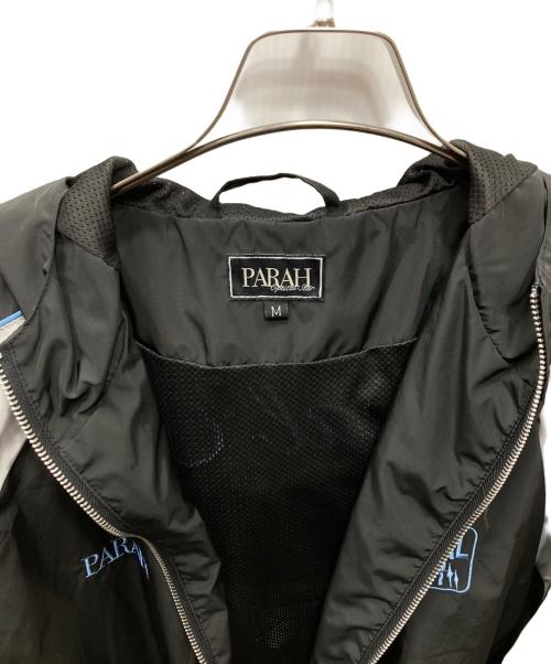 PARAH（パラ）PARAH (パラ) OPTICAL STAR (オプティカルスター) ナイロンジャケット ブラック サイズ:Mの古着・服飾アイテム
