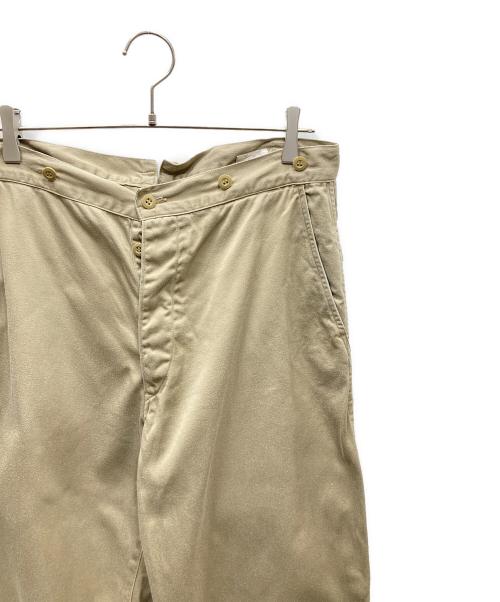 COMOLI（コモリ）COMOLI (コモリ) コットンチノ オーバーパンツ ベージュ サイズ:SIZE Mの古着・服飾アイテム