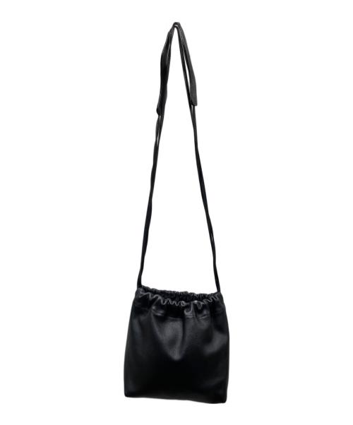 MAISON SBOND（メゾンエスボンド）MAISON Sbond (メゾンエスボンド) C.08 巾着ショルダーバッグ ブラックの古着・服飾アイテム
