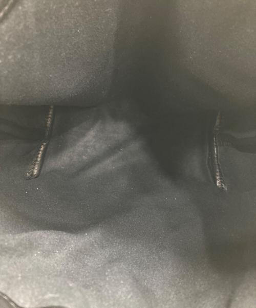 MAISON SBOND（メゾンエスボンド）MAISON Sbond (メゾンエスボンド) C.08 巾着ショルダーバッグ ブラックの古着・服飾アイテム