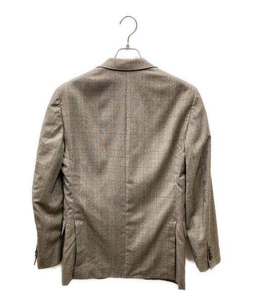 CARUSO（カルーゾ）CARUSO (カルーゾ) ウール3Bテーラードジャケット ブラウン サイズ:SIZE 46の古着・服飾アイテム