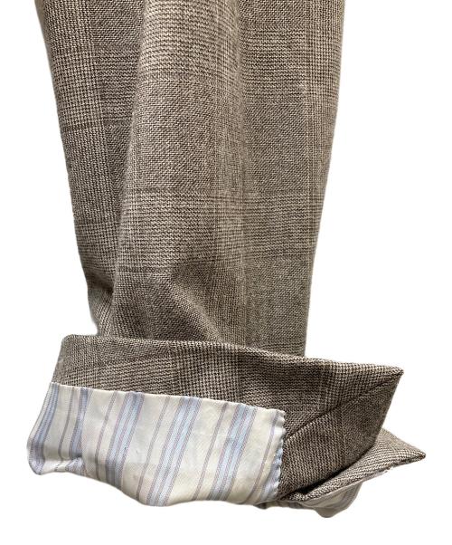 CARUSO（カルーゾ）CARUSO (カルーゾ) ウール3Bテーラードジャケット ブラウン サイズ:SIZE 46の古着・服飾アイテム
