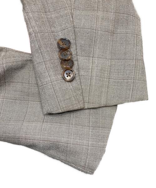 CARUSO（カルーゾ）CARUSO (カルーゾ) ウール3Bテーラードジャケット ブラウン サイズ:SIZE 46の古着・服飾アイテム