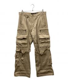 TETE HOMME（テット オム）の古着「マルチギミックカーゴパンツ」｜ベージュ