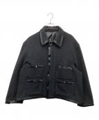 Lui's×ITTIルイス×イッチ）の古着「ツイード4POCKET JKT」｜ブラック