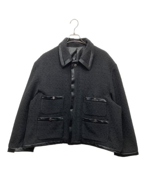 Lui's（ルイス）Lui's (ルイス) ITTI (イッチ) ツイード4POCKET JKT ブラック サイズ:表記無しの古着・服飾アイテム