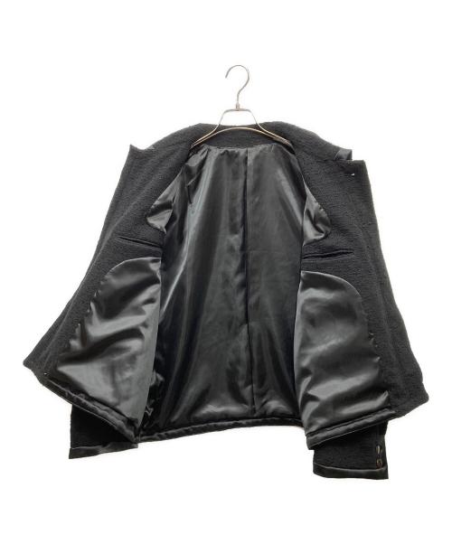 Lui's（ルイス）Lui's (ルイス) ITTI (イッチ) ツイード4POCKET JKT ブラック サイズ:表記無しの古着・服飾アイテム