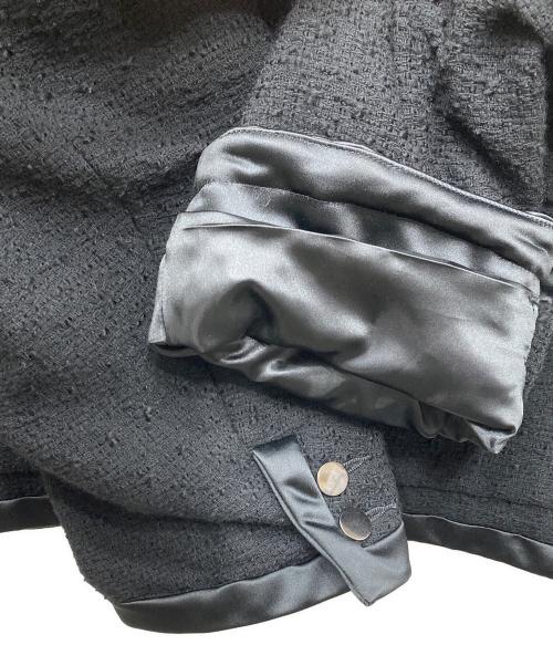 Lui's（ルイス）Lui's (ルイス) ITTI (イッチ) ツイード4POCKET JKT ブラック サイズ:表記無しの古着・服飾アイテム