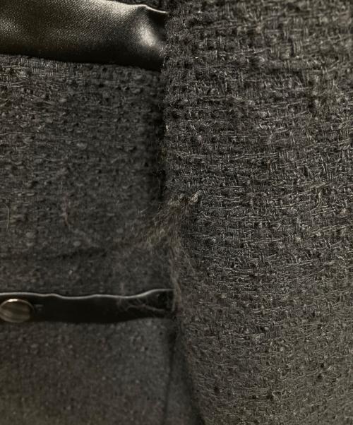 Lui's（ルイス）Lui's (ルイス) ITTI (イッチ) ツイード4POCKET JKT ブラック サイズ:表記無しの古着・服飾アイテム