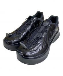SALOMON×COMME des GARCONS（サロモン×コムデギャルソン）の古着「XT-WHISPER Void Platform プラットフォームミッドソール トレイルスニーカー」｜ブラック