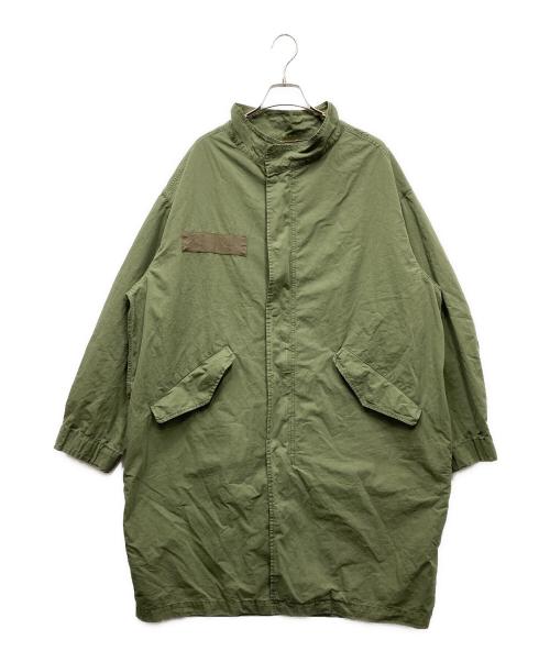 DEUXIEME CLASSE（ドゥーズィエム クラス）Deuxieme Classe (ドゥーズィエム クラス) military coat ミリタリーコート オリーブ サイズ:Freeの古着・服飾アイテム