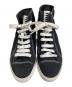 MIU MIU (ミュウミュウ) キャンバスハイカットプラットフォームスニーカー ブラック×ホワイト サイズ:SIZE 38：8000円