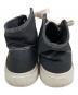 中古・古着 MIU MIU (ミュウミュウ) キャンバスハイカットプラットフォームスニーカー ブラック×ホワイト サイズ:SIZE 38：8000円