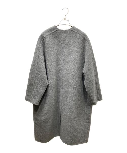 AP STUDIO（エーピーストゥディオ）AP STUDIO (エーピーストゥディオ) MINITZ 別注 collarless coat グレー サイズ:SIZE 36の古着・服飾アイテム