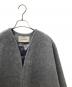 中古・古着 AP STUDIO (エーピーストゥディオ) MINITZ 別注 collarless coat グレー サイズ:SIZE 36：14000円
