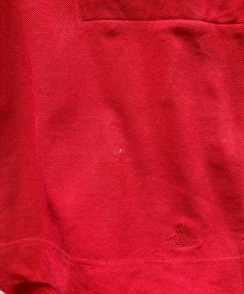 Vivienne Westwood RED LABEL（ヴィヴィアンウエストウッドレッドレーベル）Vivienne Westwood RED LABEL (ヴィヴィアンウエストウッドレッドレーベル) ラブフリルポロワンピ レッド サイズ:00の古着・服飾アイテム
