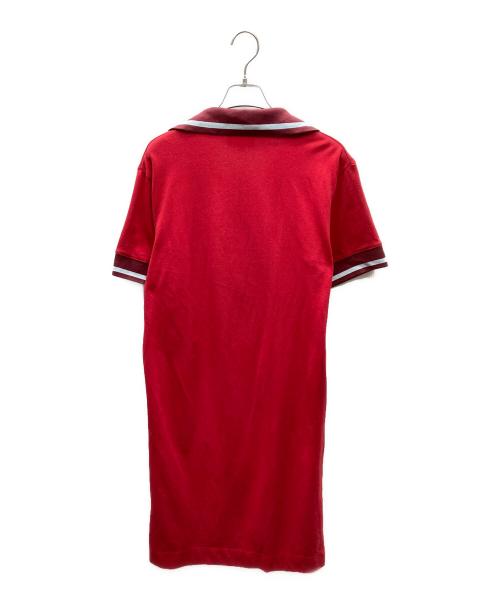 Vivienne Westwood RED LABEL（ヴィヴィアンウエストウッドレッドレーベル）Vivienne Westwood RED LABEL (ヴィヴィアンウエストウッドレッドレーベル) ラブフリルポロワンピ レッド サイズ:00の古着・服飾アイテム
