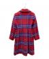 Vivienne Westwood RED LABEL (ヴィヴィアンウエストウッドレッドレーベル) チェックツィードピークドラペルコート レッド×ブルー サイズ:SIZE 03：35000円