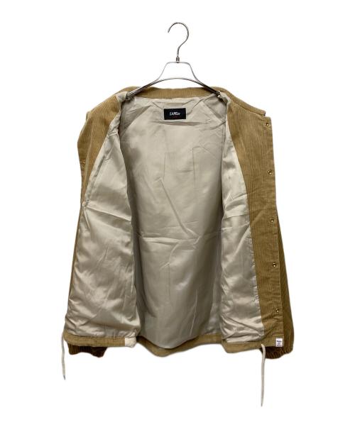 SAPEur（サプール）SAPEur (サプール) コーデュロイトラック セットアップ ブラウン×ベージュ サイズ:SIZE Lの古着・服飾アイテム
