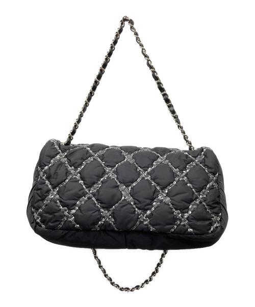CHANEL（シャネル）CHANEL (シャネル) パリビザンス チェーンショルダーバッグ ブラック×グレーの古着・服飾アイテム