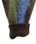 中古・古着 NKNIT (ンニット) wave pattern mohair KNIT モヘア混ニット ブラウン×カーキ サイズ:表記無し：13000円
