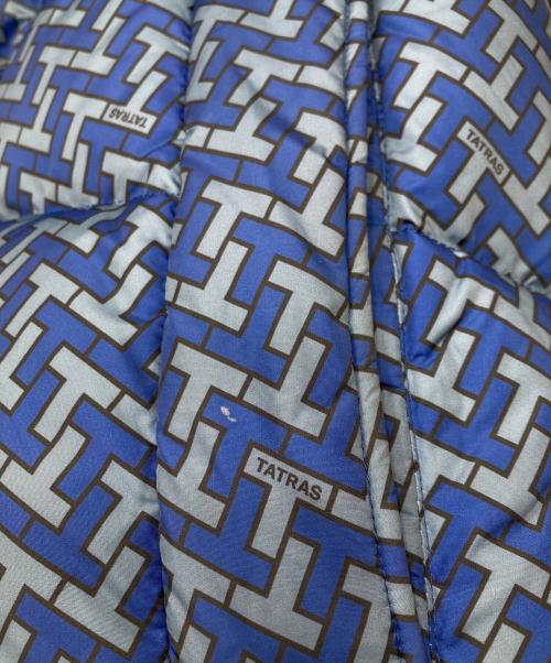TATRAS（タトラス）TATRAS (タトラス) モノグラム ダウンジャケット ブルー サイズ:01の古着・服飾アイテム